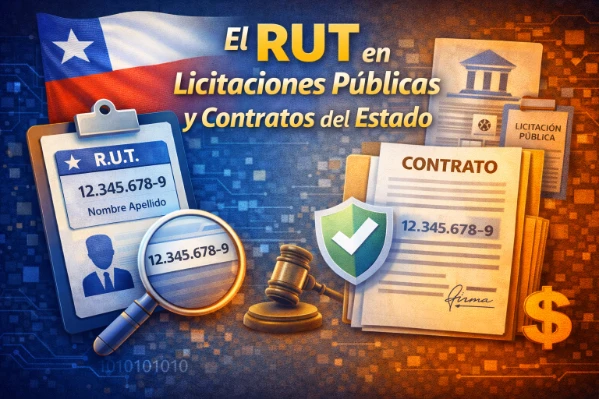 El RUT en licitaciones públicas y contratos del Estado