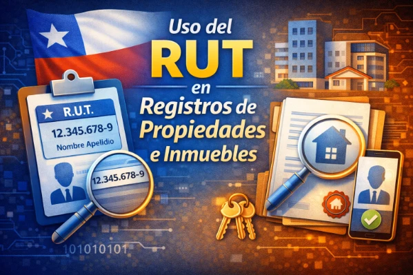 Uso del RUT en registros de propiedades e inmuebles
