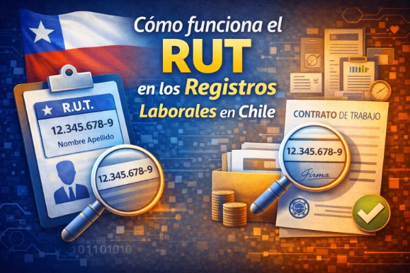 Cómo funciona el RUT en los registros laborales en Chile