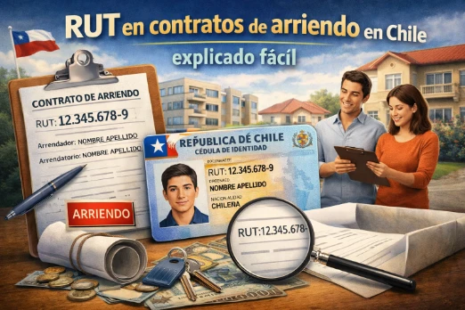 RUT en contratos de arriendo en Chile explicado fácil