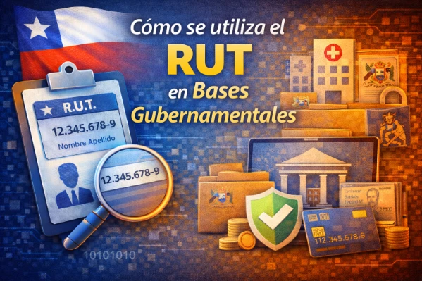 Cómo se utiliza el RUT en bases gubernamentales